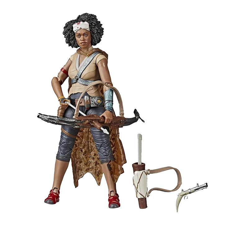 The action figure Jannah form Star Wars The Black Series