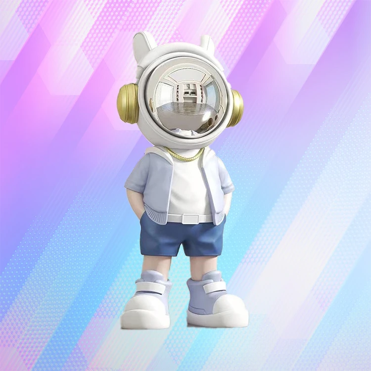 Trendy Astronaut (Spaceman) Fiberglass Sculpture Ornament