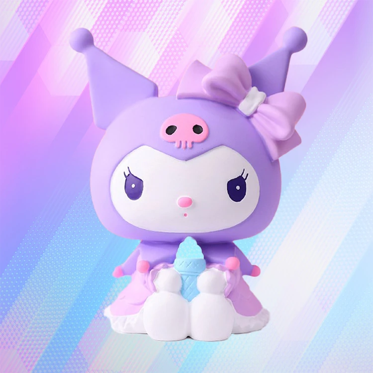 Cute Purple Kuromi Piggy Bank