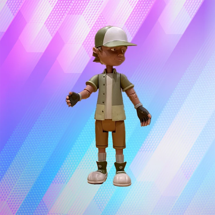 Cartoon - styled Boy Figure