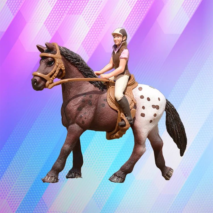 Horse - Riding Training Doll by pvc