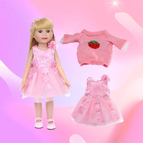 Vinyl doll Barbie that can be freely dressed up