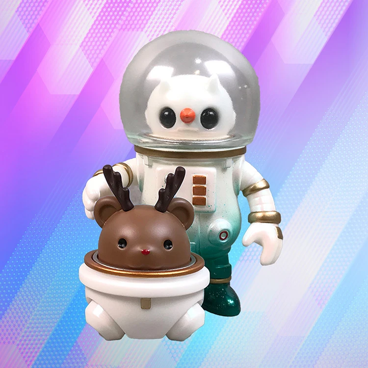 custom vinyl figure : Astronaut Squirrel