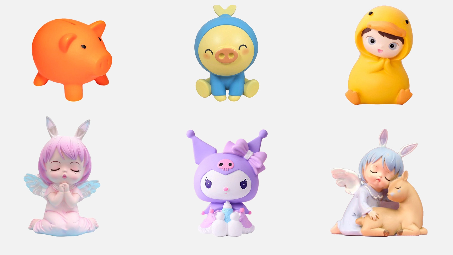 Bulk custom piggy bank in unique shapes