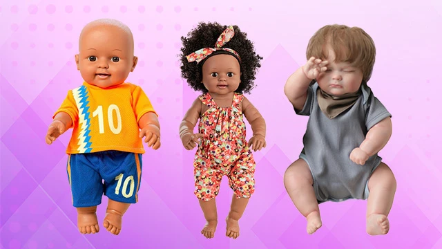 vinyl doll with a cute design